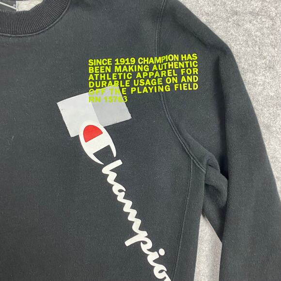 champion sweater Mens S womens M Graphic‎ alloverPrint y2k hiphop sports Graphic - Picture 3 of 11